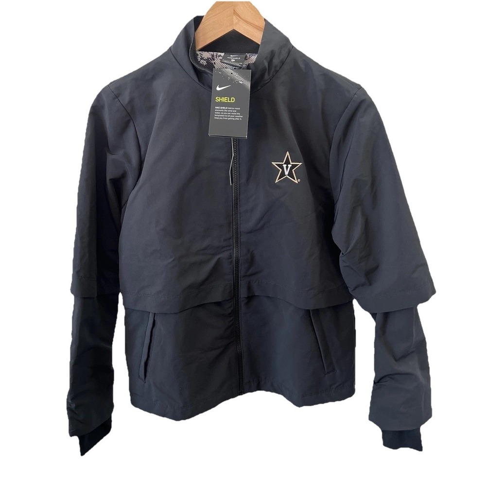 NWT Nike Shield VANDERBILT COMMODORES Golf Waterproof Performance Jacket Small